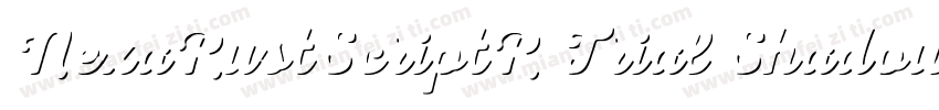 NexaRustScriptR Trial Shadow字体转换